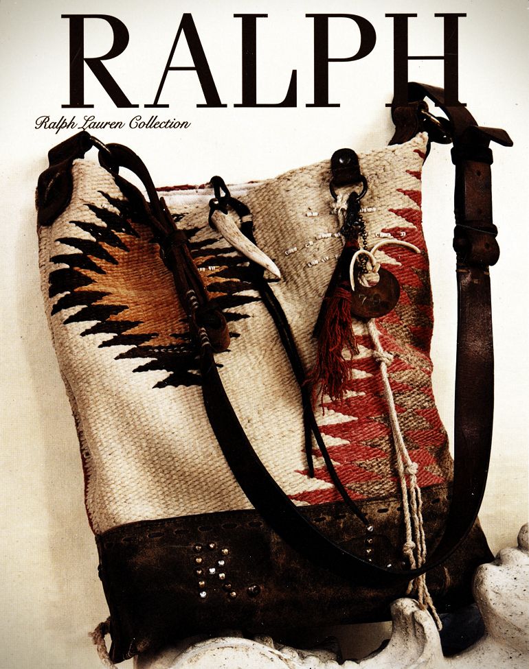 ralph lauren navajo blanket bag